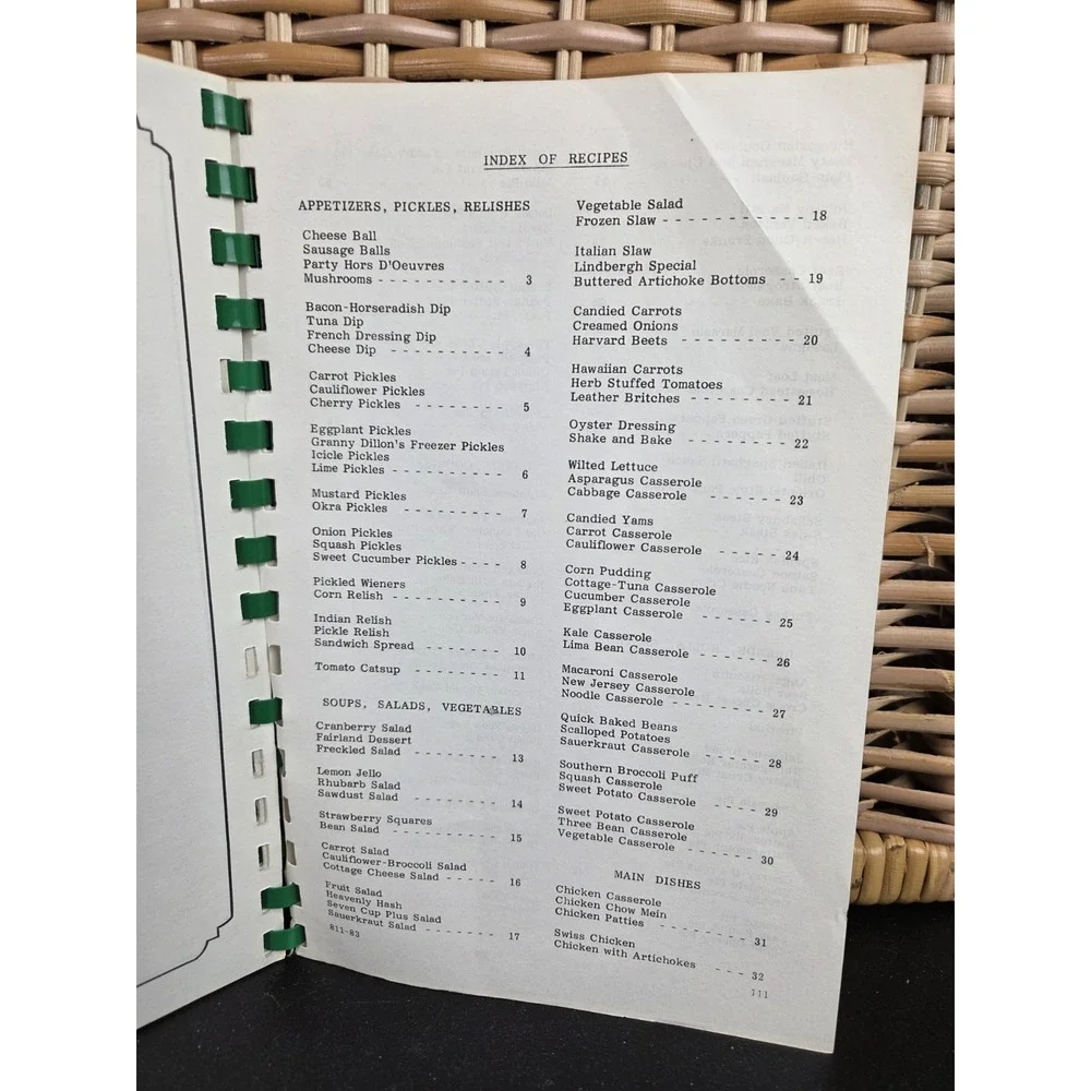 Bryant Family Reunion Cookbook 1983 J.T. Bryant‎ NC VA TN IN KY